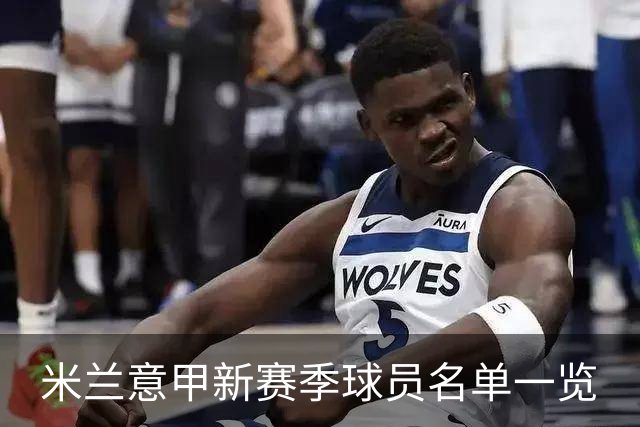 米兰意甲新赛季球员名单一览